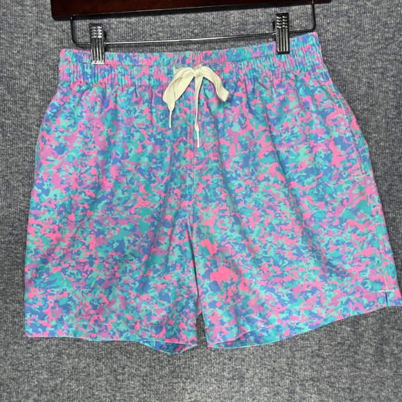 Chubbies Swim Trunks Men's Small 5.5 Inseam Drawstring Colorful Patterned Shorts - Picture 1 of 9